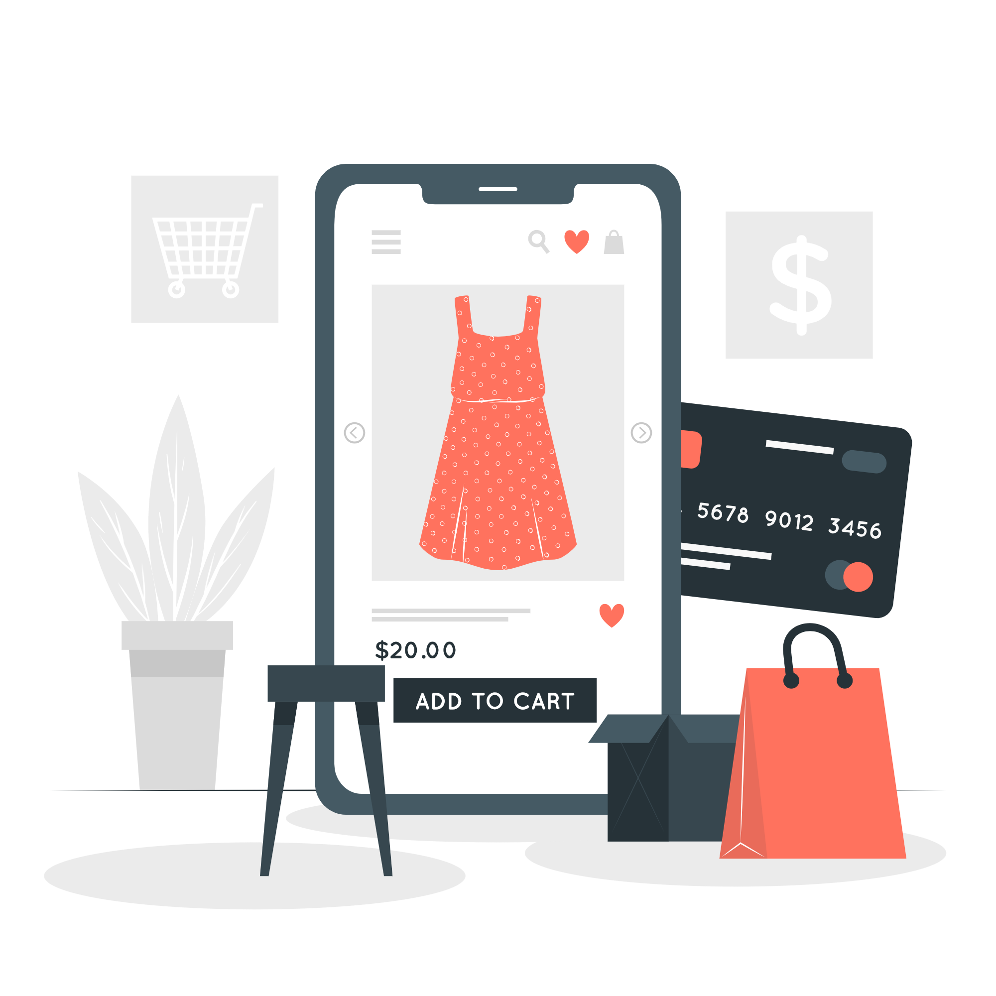 Shopping Illustration